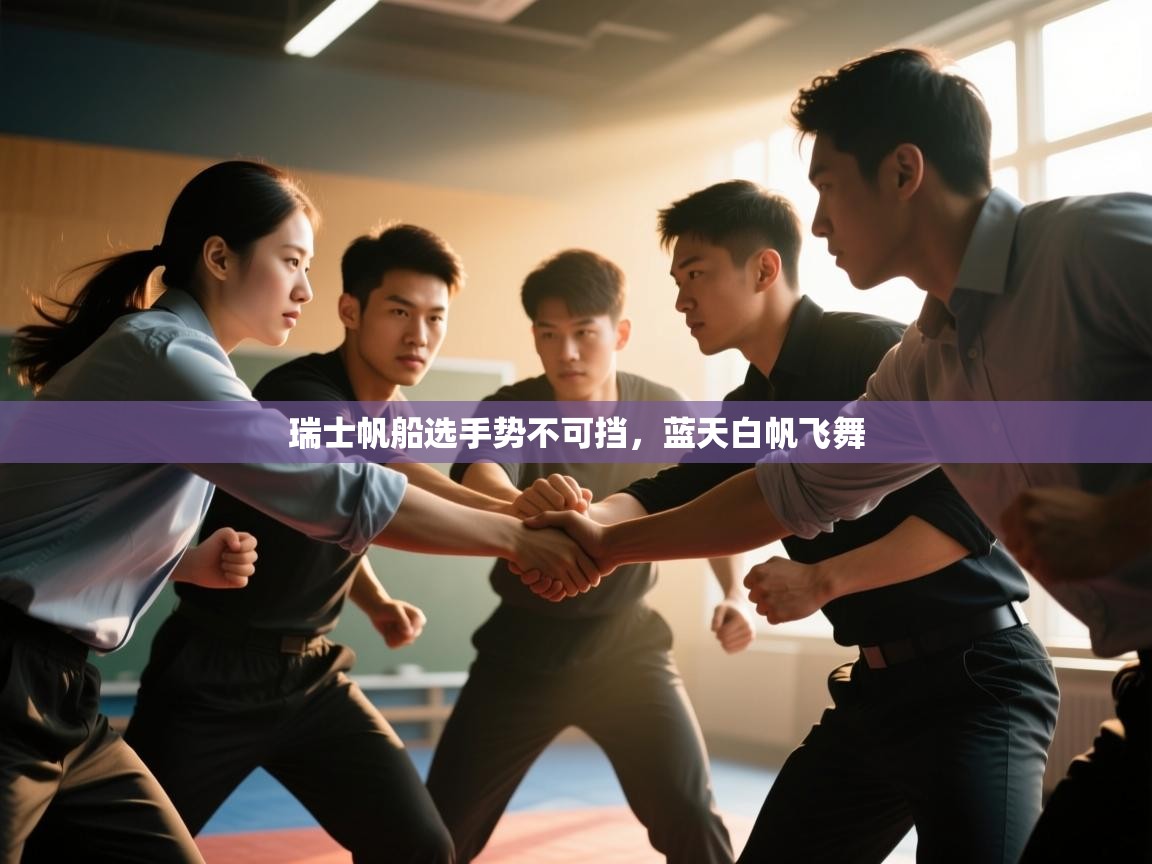 瑞士帆船选手势不可挡，蓝天白帆飞舞  第1张